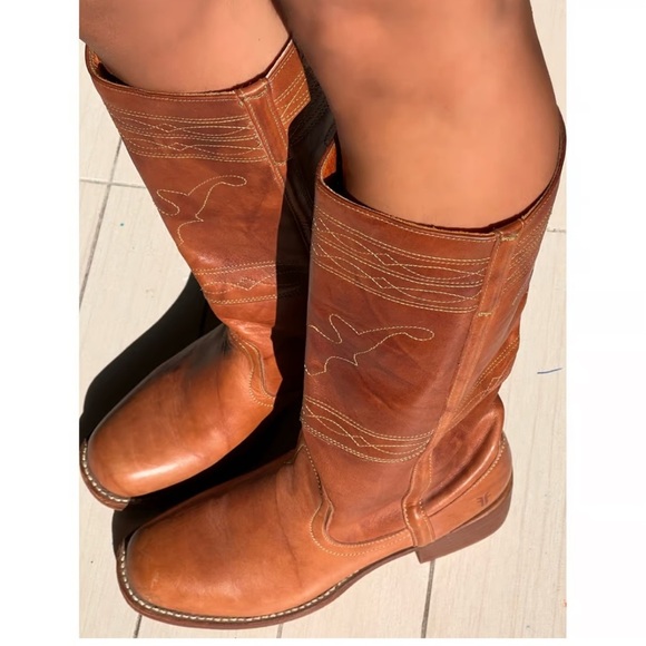 FRYE Campus Horse stitching Boots Size 9.5 Women’s - Picture 6 of 14